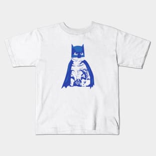 BATCAT ART PRINT Kids T-Shirt